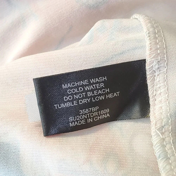 Boston Proper Floral Print Knot Front Maxi Dress Long full length Size Large - Picture 6 of 8